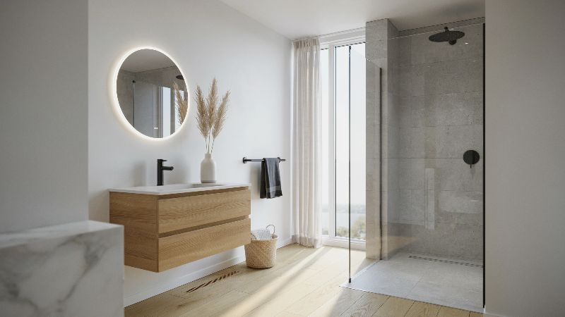 Komplett badrumsrenovering i villa1
